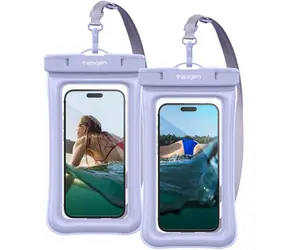 Spigen Aqua Shield Floating Case A610 Wasserdichtes Gehäuse blau 2 Stk