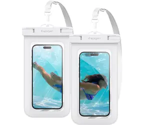 Spigen Aqua Shield WaterProof Case A601 Wasserdichtes Gehäuse weiß 2 Stück