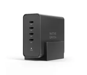 Native Union GaN-Ladegerät -140W schwarz / Power Delivery / 140W / 4X USB-C