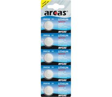 Arcas Knopfzellenbatterien (CR2032) 5 Stück