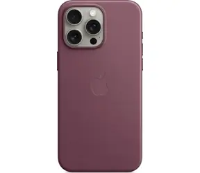 Apple Cover aus FineWoven Stoff mit MagSafe für iPhone 15 Pro Max seidenrot
