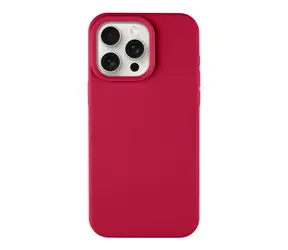 Tactical Samt-Smoothie-Hülle für Apple iPhone 15 Pro Max Sangria