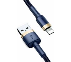 Baseus CALKLF-CV3 Kabel USB-A (M) - Lightning (M) 2 m blau-gold