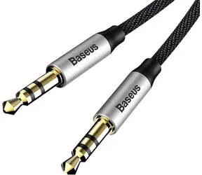 Baseus CAM30-CS1 Kabel Klinke 3,5 mm (M) - Klinke 3,5 mm (M) 1,5 m schwarz-grau