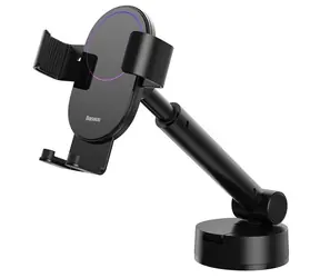 Baseus SUYL-JY01 Sumplism Gravity Auto-Handyhalterung mit Saugnapf schwarz