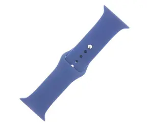 Forever Silikonarmband M/L für Apple Watch 42/44/45 mm blau