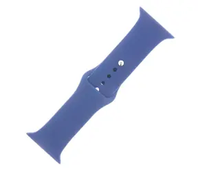 Forever Silikonarmband S/M für Apple Watch 42/44/45 mm blau