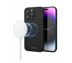 Swissten SOFT JOY MagStick Case für Apple iPhone 15 Pro schwarz 
