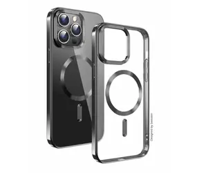 Swissten CLEAR JELLY MagStick METALLIC Hülle für Apple iPhone 11 Pro schwarz 