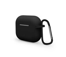 Epico Silikonhülle Outdoor Cover mit Karabiner für Apple AirPods 3 schwarz