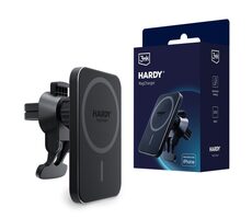 3mk Hardy MagCharger Autotelefonhalter mit kabellosem Laden / 15 W / MagSafe