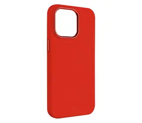 FIXED MagFlow Back Cover mit MagSafe-Unterstützung für Apple iPhone 15 Pro Max rot