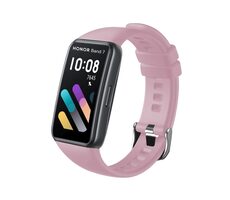 FIXED Silikonarmband Silikonarmband für Honor Band 6/7 rosa