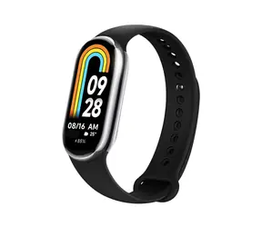 FIXED Silikonarmband Silikonarmband für XIAOMI Mi Band 8 schwarz