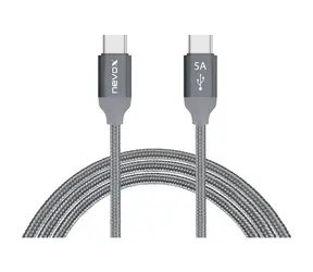 Nevox Kabel USB-C (M) - USB-C (M) 2 m grau / 100 W