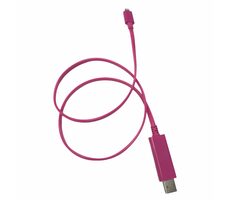 PureGear Kabel USB-A (M) - Lightning (M) 1,2 m lila