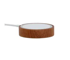 Rolling square MAGSAFE DOCK MINI - Holzständer für MagSafe-Ladegerät braun