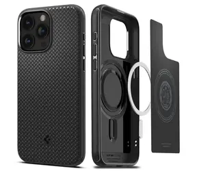 Spigen Mag Armor MagSafe Schutzhülle für Apple iPhone 15 Pro Max schwarz