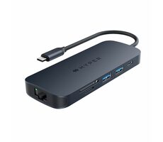 Hyper EcoSmart Gen.2 USB-C Hub 8in1 schwarz / USB-C / 2x USB-A / microSD / SD / Ethernet 