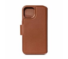 Decoded Leather Abnehmbare Wallet abnehmbare Lederhülle für Apple iPhone 15 PLUS braun