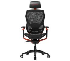 LORGAR Grace 855 rot / Ergonomischer Stuhl / verstellbar / Netz / Rollen / Belastbarkeit 150 kg