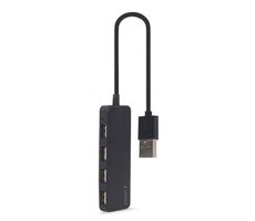 Gembird UHB-U2P4-06 schwarz / USB-Hub / 4X USB 2.0