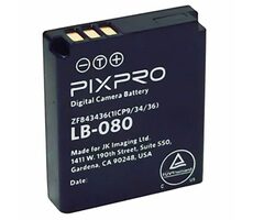 Kodak Pixpro LB-080 / Akku für Kameras / 1250 mAh / 3,6 V / Li- ION