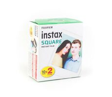 Fujifilm Instax Square Film weißer Rahmen 2x10 Stück / Sofortbildfilm / 86 x 72 mm / glänzend