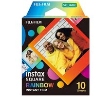 Fujifilm Instax Square Film Regenbogen 10 Stück / Sofortbildfilm / 86 x 72 mm 