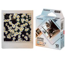 Fujifilm Instax Square Film Sunset Rainbow 10 Stück / Sofortbildfilm / 86 x 72 mm 