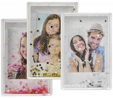 Fujifilm Instax Mini Frame Schneekugeleffekt / Fotorahmen / 5,4 x 8,6 cm
