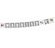 Fujifilm Instax-Girlande „Just Married“ / Hängedekoration für Fotos / 3,8 m