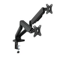 Brateck LDT46-C024E / Monitorhalterung / zwei Arme / Tragkraft 2x 9 kg / VESA 75 & 100