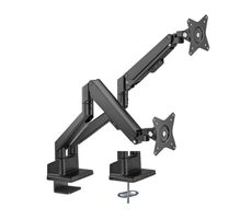 Brateck LDT62-C024 / Monitorhalterung / zwei Arme / Tragfähigkeit 2x 9 kg / VESA 75 & 100