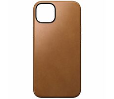 Nomad Modern Leather Case Lederhülle für Apple iPhone 15 PLUS Englischbraun 