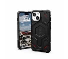 UAG Monarch Pro MagSafe Schutzhülle für Apple iPhone 15 Kevlar Schwarz 