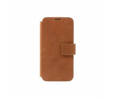 FIXED ProFit Book-Type Lederhülle für Apple iPhone 15 Pro braun