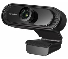 Sandberg USB Webcam Saver schwarz / Webcam / 1080p@30FPS / Blickwinkel 60° / Mikrofon / USB-A 2.0 / 1,2m