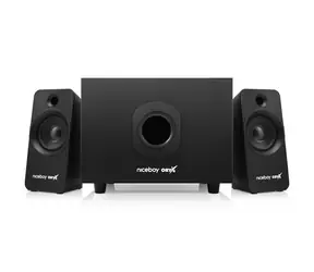 Niceboy ORYX VOX 2.1 Maxx Bass / Lautsprecher / 2,1 / 3,5 mm Klinke / USB / 25 W / 20-20000 Hz