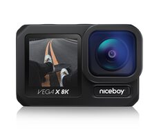 Niceboy Vega X 8K / Außenkamera / 1,3-Zoll-Display / 4K@60FPS / USB-C & HDMI