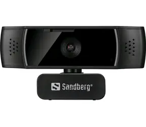 Sandberg USB Webcam Autofokus DualMic / Webcam / FHD 1080p / USB