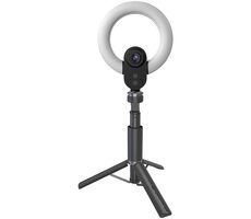 LORGAR Circulus 910 schwarz / Webcam mit Hintergrundbeleuchtung / 1080p@60fps / Autofokus / USB-C