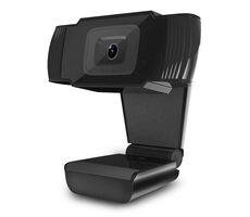 Powerton PWCAM1 schwarz / Webcam / 720p / USB + 3,5 mm