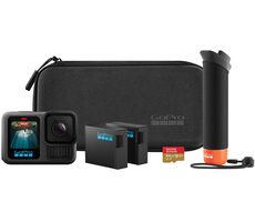 GoPro HERO 13 Black Bundle / Sportkamera / 5,3K/60fps / 27 MP / Bildstabilisierung / USB-C, WLAN & Bluetooth