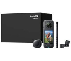Insta360 X4 Ski Bundle / Set: Kamera + Selfie-Stick + 2x Objektivschutz + Thermo-Cover + Skistock-Halterung