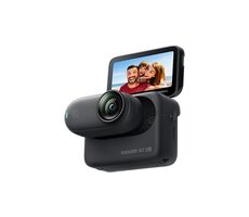 Ausgepackt - Insta360 GO 3S - 128GB schwarz / Actionkamera / 360° / 4K@30FPS / 2,2" Display / Wi-Fi / BT 5.0 / 310 mAh / ausgepackt