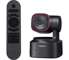 OBSBOT Tiny 2 Lite Fernbedienungs-Kombination PTZ Schwarz / Webcam / 1920 x 1080 / USB 