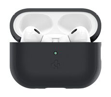 Spigen Silicone Fit + Strap Schutzhülle für AirPods Pro 2 schwarz 