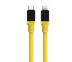 Tactical Fat Man Cable USB-C/Lightning 1 m gelb