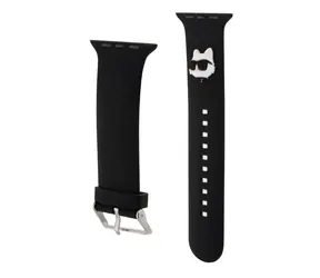 Karl Lagerfeld Choupette Head NFT Armband für Apple Watch 38/40/41 schwarz